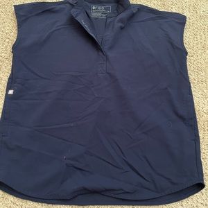 Figs navy blue Rafaela scrub top